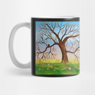 Birds in the Autumn Tree Mug